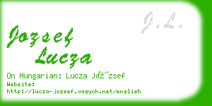 jozsef lucza business card